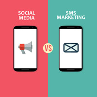 SMS marketing vs social media for mobile phone users