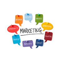 SMS marketing ideas and important concepts in stickers